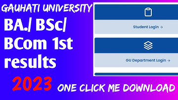 BA 1st sem results 2023 | gauhati university result 2023 | onlinegu problem solve.