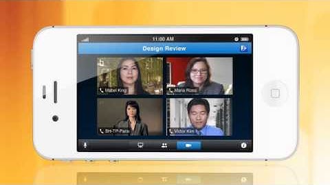 Cisco WebEx: Share Video on Your Mobile Device