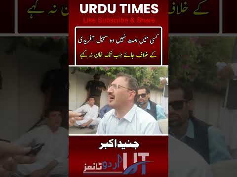 “No One Dares Go Against Sohail Afridi Until Khan Says So – Junaid Akbar|Urdu Times