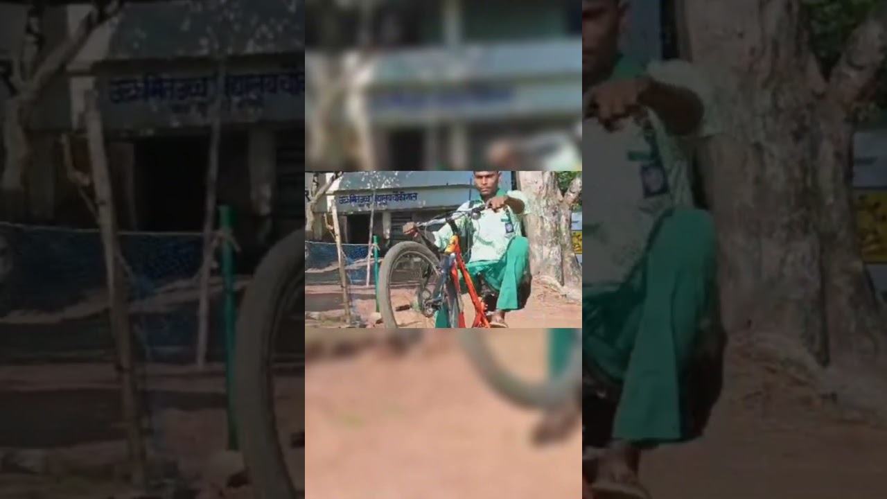 Cycle stunt in school with reactions