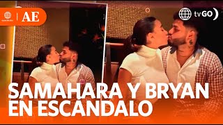 Samahara Lobatón y Bryan Torres protagonizan un escándalo en público | América Espectáculos (HOY)