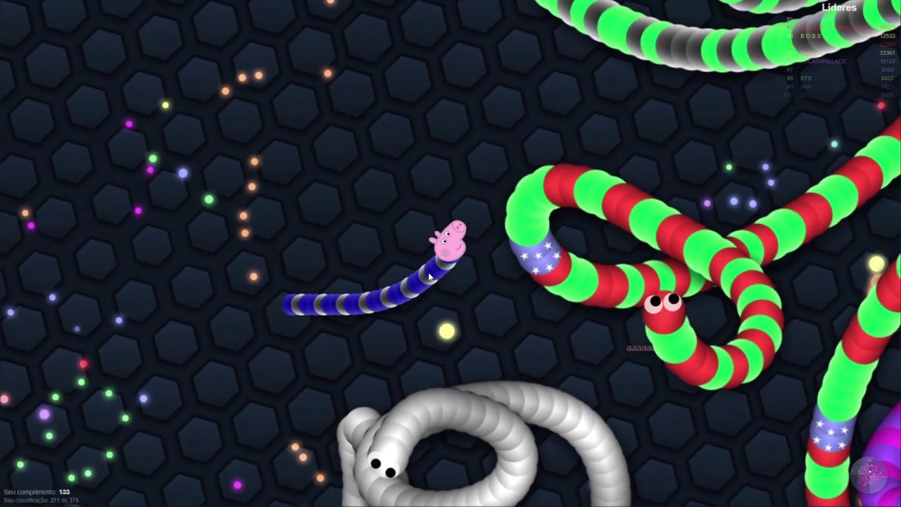 Slither.io - Jogo Da Minhoca, Hoje Joguei Com A Mãe e Meu Pai Quem será que  Ganhou???? 