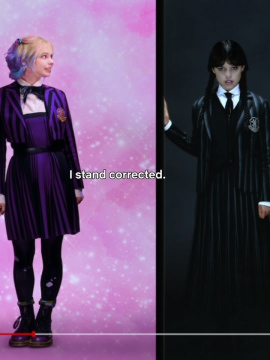 WEDNESDAY NETFLIX | #jennaortega #emmamyers #enidsinclair #wednesdayaddams #spideyedittz