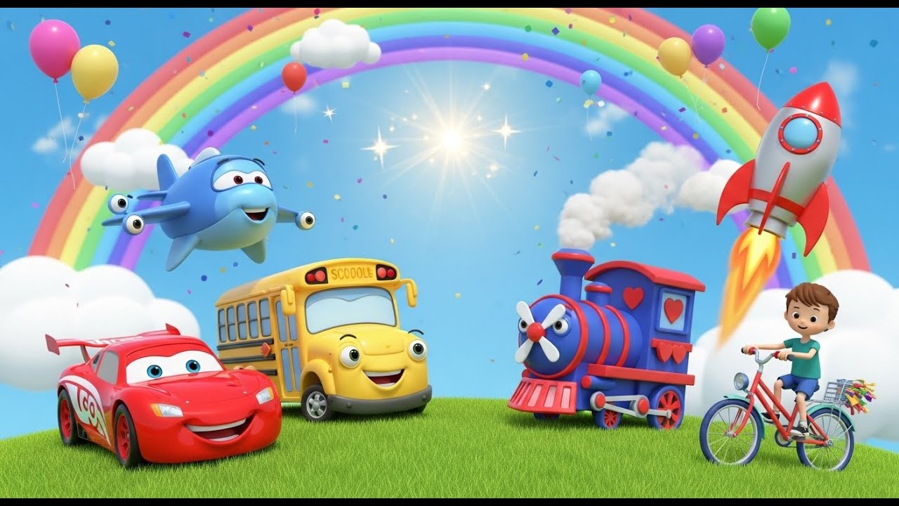 Les Moyens de Transport en Français | Chanson pour Enfants | Apprendre ...