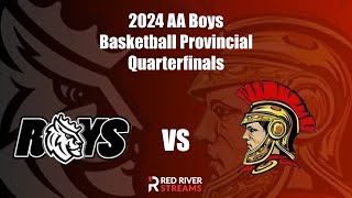 Gabrielle Roy Les Roys vs Major Pratt Trojans   2024 AA Varsity Basketball Provincials   Russell, MB