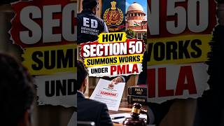 What happens when the ED issues a Section 50 summons under PMLA