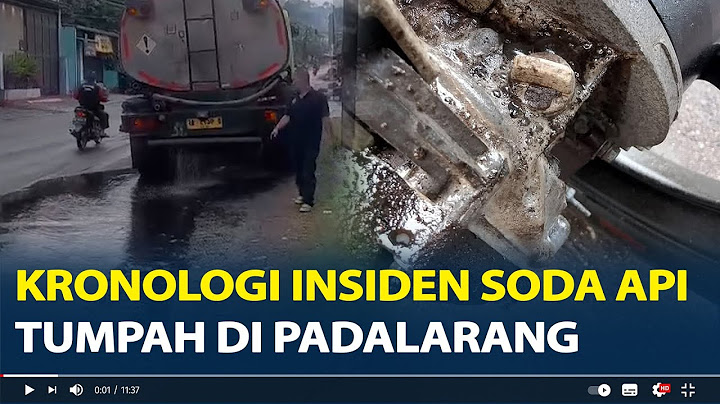 Kronologi Insiden Soda Api Tumpah di Padalarang Bandung Barat, Perusahaan Janji Ganti Rugi