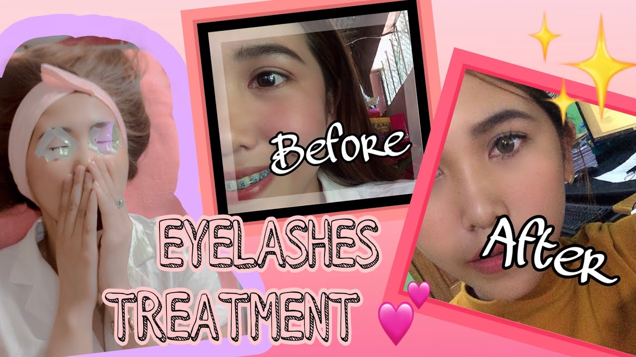 My eyelashes treatment 💓❣️