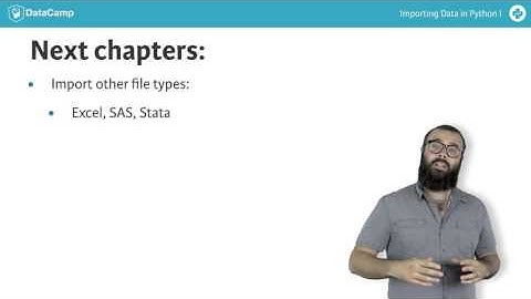 Final thoughts: Importing data with Python