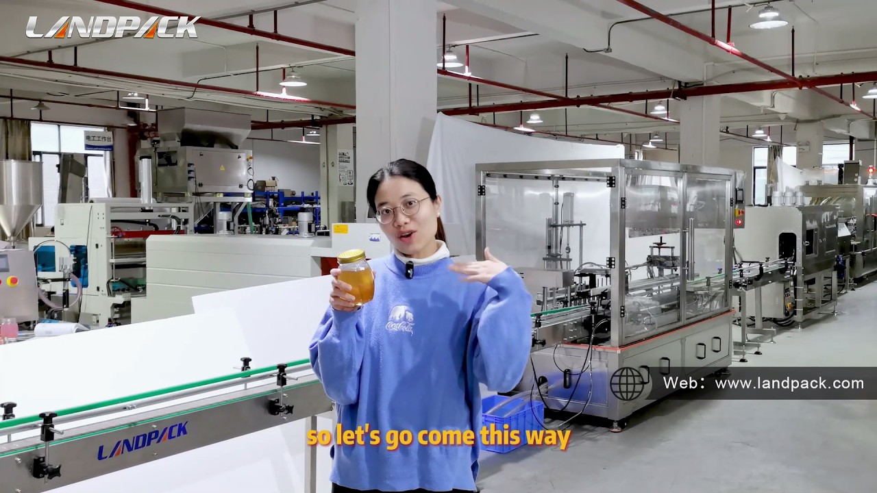 Cheryl Explains Our High-Speed Honey Bottle Filling Line: Automatic, Fast, and Efficient!