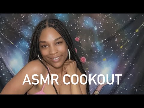 ASMR Cookout come eat with me #asmrcommunity #asmrfood #youtube - YouTube