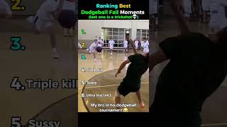 Ranking Best Dodgeball Fails 😭 #dodgeball #funny #shorts