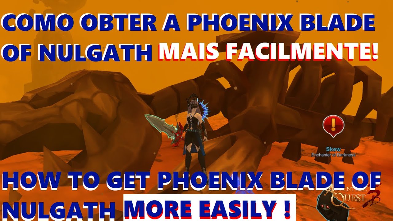 AQ3D COMO OBTER A PHOENIX BLADE OF NULGATH MAIS FACILMENTE! YouTube
