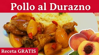 POLLO AL DURAZNO | Receta Casera | Rápido, Rico y muy Fácil