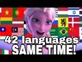 Let It Go 42 Languages At The Same Time Frozen Let It Go 42 Languages At The Same Time Frozen