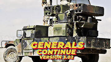 USA Rocket Humvee vs GLA Salvage (GENERALS CONTINUE 3.02 MOD) C&C Generals Zero Hour