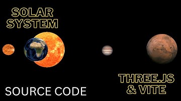 Create a Solar System with mouse movement in Three.Js & Vite + React App