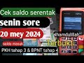 PKH hari ini,Cek saldo PKH tahap 3 & BPNT 4 & mitigasi resiko pangan sore hasilnya? 20 mei 2024