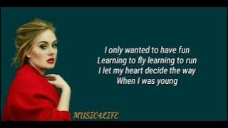 Adele - Million Years Ago (Lyrics)