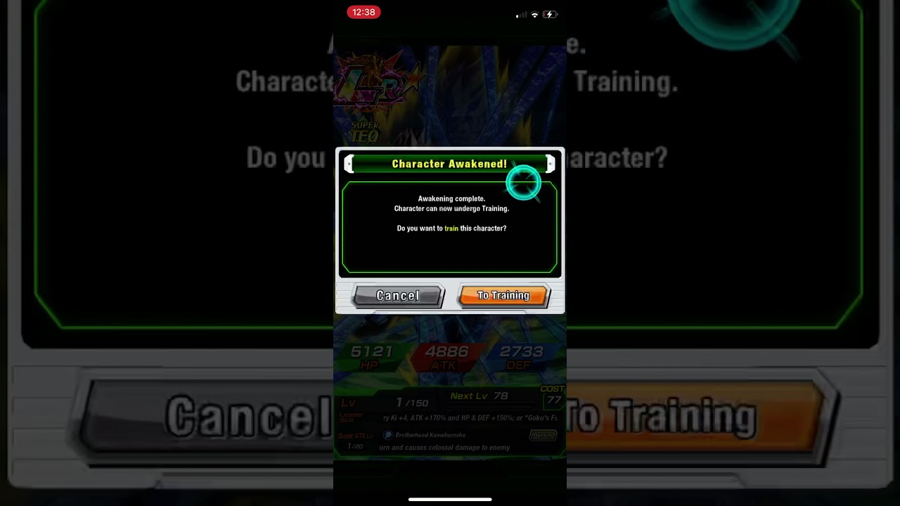 LR SSJ1 GOHAN & GOTEN DOKKAN AWAKENING