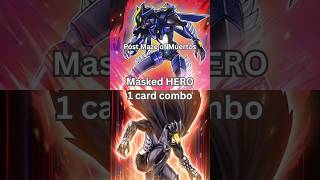 Masked HERO 1 card combo post Maze of Muertos February 2026 TCG Yugioh