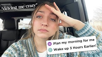 I Let AI Control My SCHOOL DAY!!