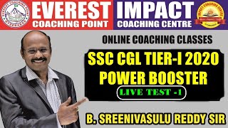 POWER BOOSTER ENGLISH LIVE TEST -1