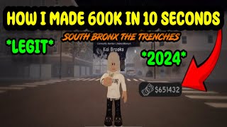 How I Made 600K In 10 Seconds Real South Bronx The Trenches
