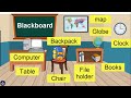 Classroom vocabulary in English - Learn daily use English vocabulary words with meaning