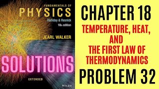 Halliday resnick chapter 18 problem 32 solution | Fundamentals of physics 10e solutions Nwc Physics 2 Chapter 18 Slide 32 Solution