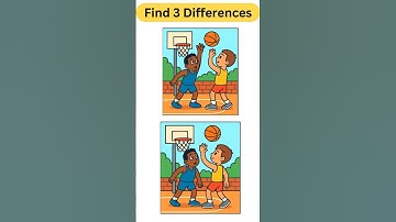 Find the 3 Differences in 30 Seconds ⏱️ #shorts #puzzle #brainchallenge #spotdifference #ytshorts