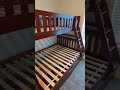Twin/Full Bunk Bed w Storage. LDHFurniture.Shop