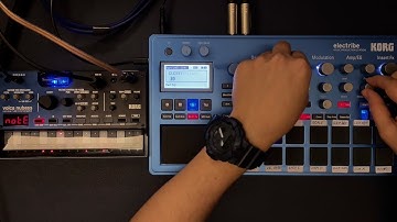 Techno Sessions 2021 Korg Electribe 2 Volca Nubass