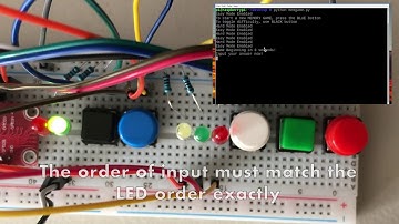 Raspberry Pi GPIO Memory Game