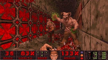 Claustrophobia 1024 2 The Mystery of Too Many Maps Map06 UV Max in 2m51s by j4rio