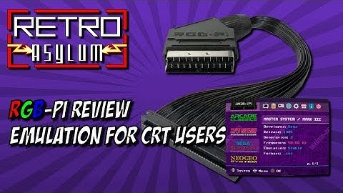 RGB-Pi Review - Emulation on a CRT TV with a pixel perfect RGB display