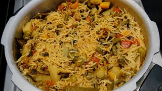 biryani veg vegetable easy quick cooker