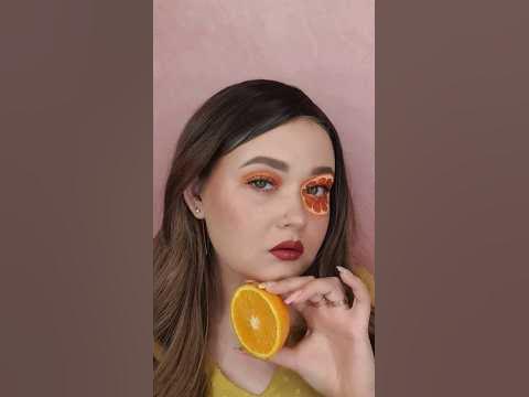 Макияж-апельсин - YouTube
