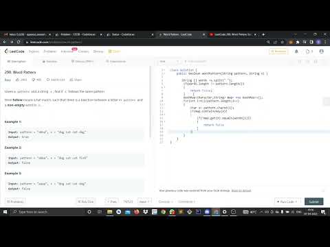 290. Word Pattern (Leetcode)