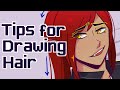 Tips on Drawing Hair