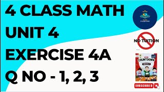 Oxford Countdown book Class 4 Unit 4 Ex 4A Q No 1, 2, 3 | Class 4 - Math - Chapter 4 - Exercise 4A