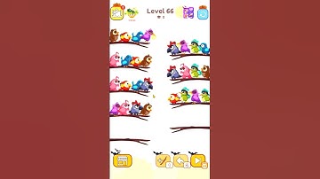 Bird sort color part -66#shorts #birdshort #kids #birdshort #kidssong  #games #gaming #gameplay