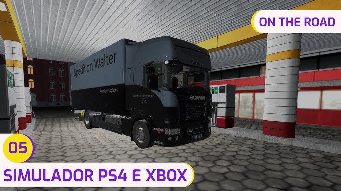 Console de jogos inteligente ouka 2, simulador caminhão ps4 horizontal