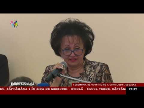 Ediție specială - Ceremonia de constituire a Consiliului Județean Ediție specială - Ceremonia de constituire a Consiliului Județean