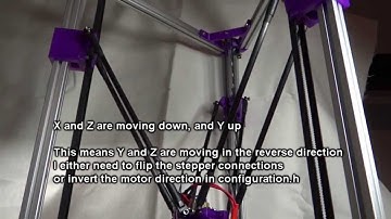 mini Kossel - First tests (longer titles)