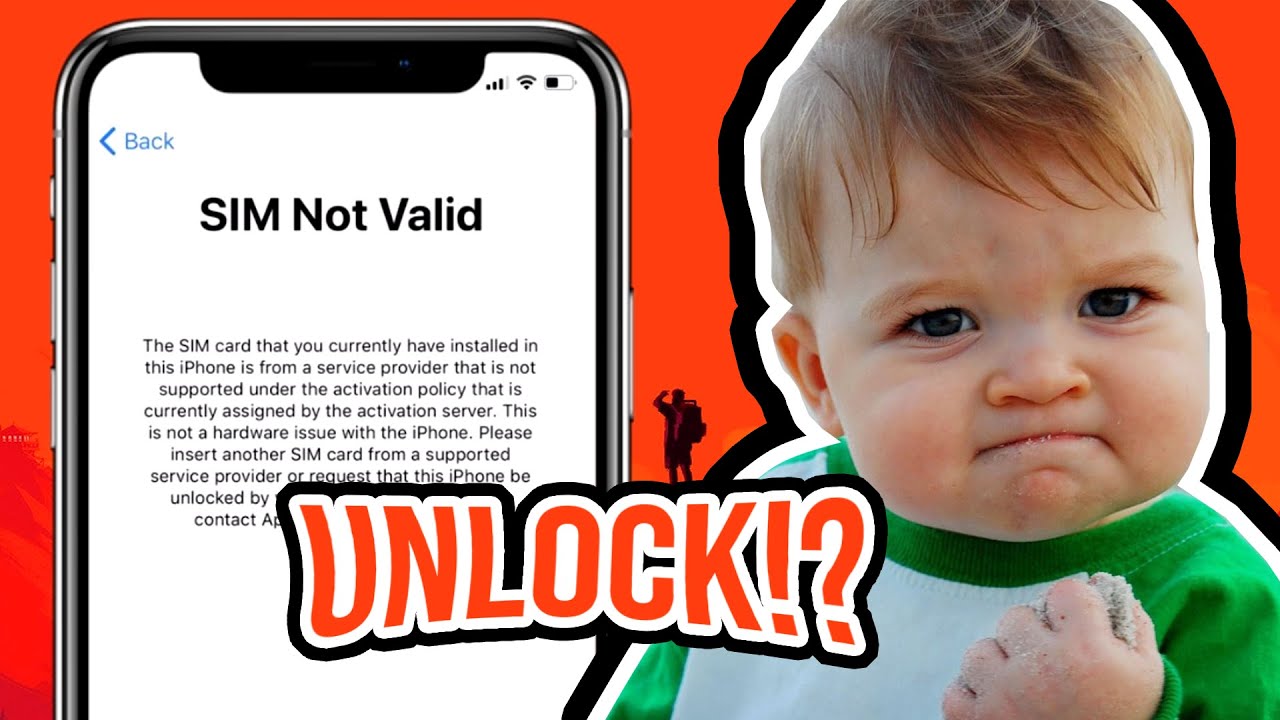 How to solve iPhone Sim Not Valid Unlock iPhone (TMobile, AT&T
