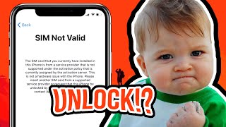How to solve iPhone Sim Not Valid - Unlock iPhone (T-Mobile, AT&T, Sprint, Verizon etc..) Profile