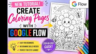 Coloring pages with Google Flow