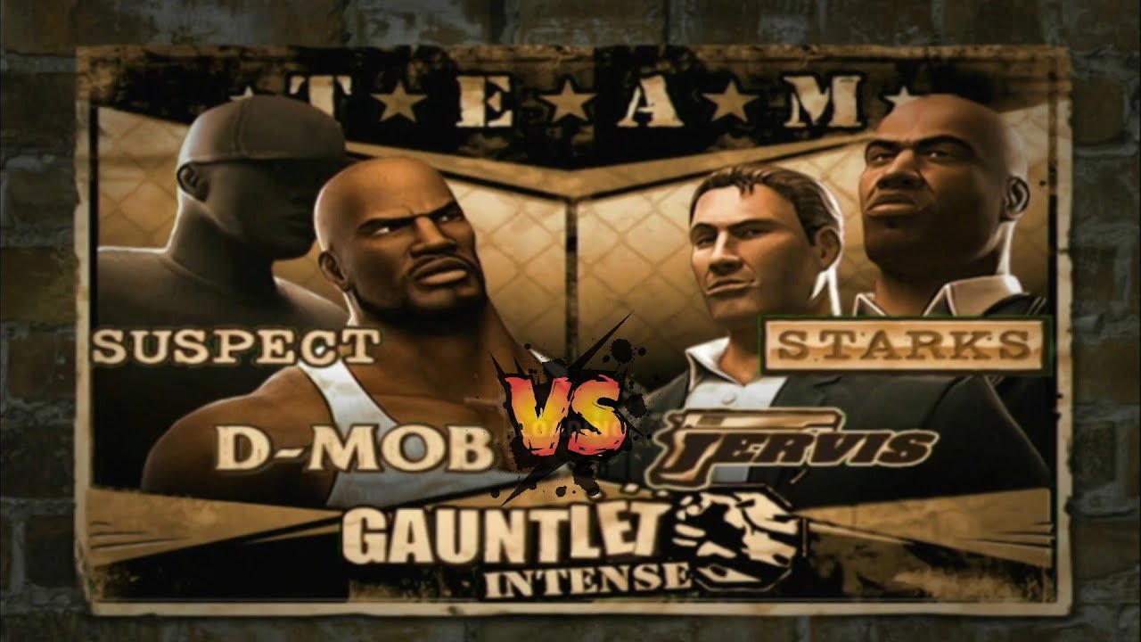Def Jam Fight For NY SUSPECT & DMOB vs JERVIS & STARKS 2 Matches