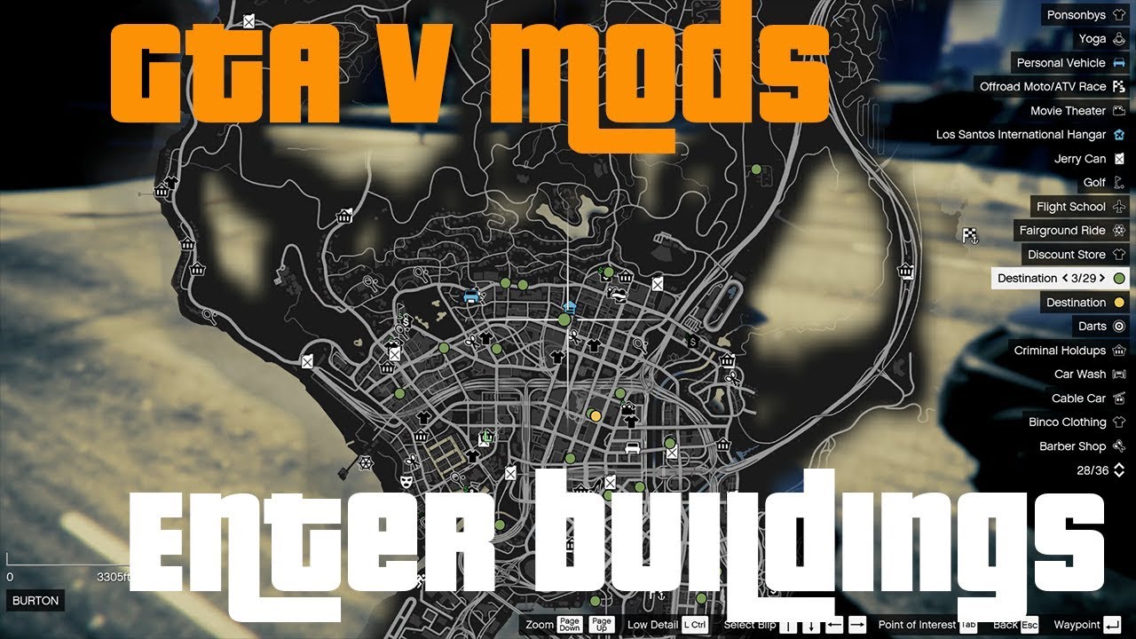 How to access Every Interior in Grand Theft Auto V (PC) - YouTube